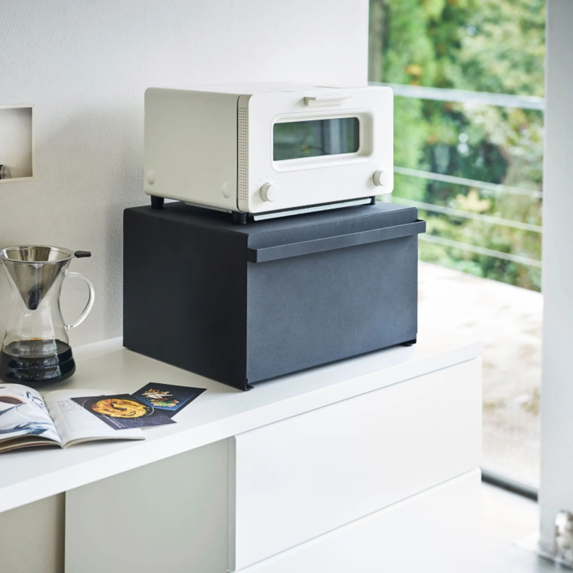 Yamazaki Tower Bread Box Black Kitchen Warehouse™